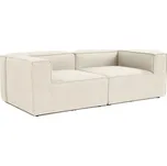 Dvoumístná pohovka Fora 248 cm ecru