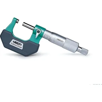 Sada mechanických mikrometrů vnějších INSIZE 3202 Rozsah: Sada 0-75 mm