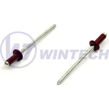 Nýt Nýt DIN 7337 Al/st 3,2 x 8 RAL 3005 Balení: 500 ks KEJSB32008T3K