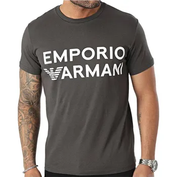 Pánské oblečení Pánské tričko Emporio Armani 211831 3R479 06154 DARK LAND Velikost: M