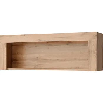 Knihovna Police laminovaná deska Kondela 112,2 x 23,3 cm odstíny hnědé