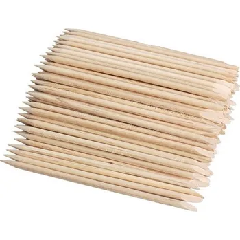 Pomerančové dřívka oboustranné pro manikúru a pedikúru 100 kusů