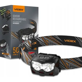 Čelovka Videx 500 lm LED