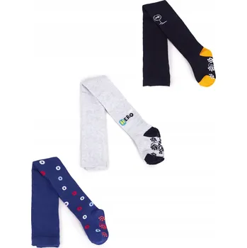 Chlapecké bavlněné Punčocháče s ABS, balení 3 kusů, 80-86, YOCLUB