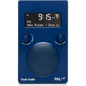 Radiopřijímač Retro rádiobudík Tivoli Audio PAL BT, FM, modrý,