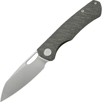 kapesní nůž KB Socius Silver Sandblast S90V Sandblast Ti FRAG Pattern KB300B