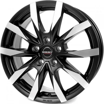 Alu kolo BORBET Alu kola BORBET CW5 7.5x18 5x130 ET37 Black Polished Matt 84.1