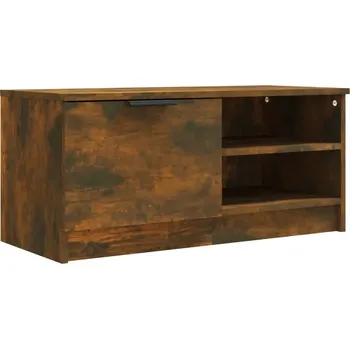 Televizní stolek TV stolek kouřový dub 80 x 35 x 36,5 cm