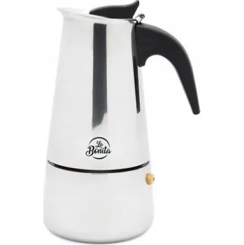 Moka konvice Moka konvička La Bonita LBK003 Nerezová ocel Tlaková 300 ml na 6 šálků