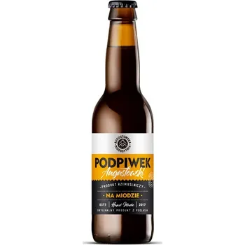 Medovina Augustowska Miodosytnia - Podpiwek Augustowski na Miodzie (Nealkoholické medové pivo) - 0,33 l 0,5%, sklo