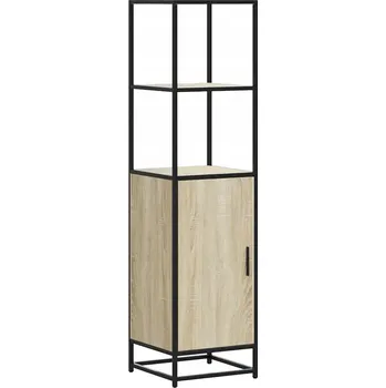 Příborník do zásuvky Příborník dub sonoma 35,5 x 35 x 139 cm s kovovým rámem