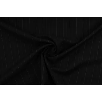 Kostýmová látka černá s pruhem