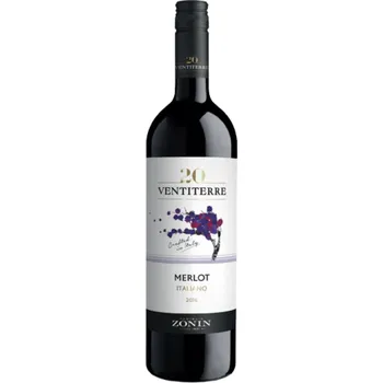 Víno Zonin 20 Ventiterre Merlot IGT 12% 0,75l