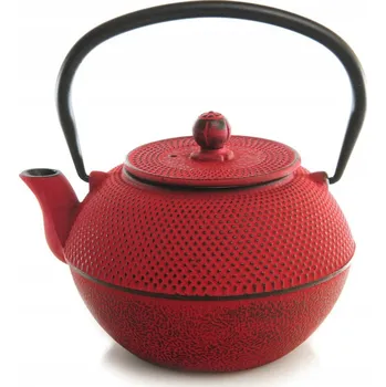 Konvice na čaj Tradiční litinová Konvice Marco Polo SJ 1,2 l červená