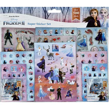 samolepka Oxybag Velká sada nálepek 500ks Frozen