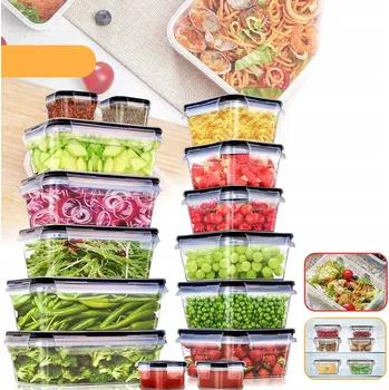 Dóza na potraviny 12x Kuchyňská Dóza na potraviny, svačinový box, sada dóz