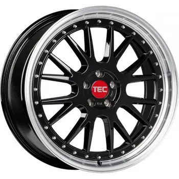 Disk TEC-SPEEDWHEELS Alu kola Tec-Speedwheels GT EVO 8.5x19 5x108 ET45 Black Glossy Polished Lip 72.5