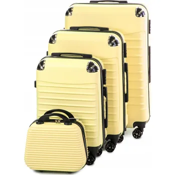 Sada cestovních kufrů 4v1 na kolečkách, kufr velký, střední, malý kufřík