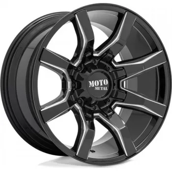 Alu kolo MOTO METAL Alu kola Moto Metal MO804 SPIDER 12x22 8x170 ET-44 Gloss Black Milled 125.1
