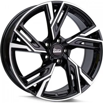 Disk MAM Alu Kola Mam Rs5 8.5x19 5x114.3 ET40 Black Front Polish 72.6