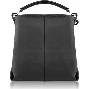 Kabelka Abruzzo shopper kabelka z pravé kůže černá