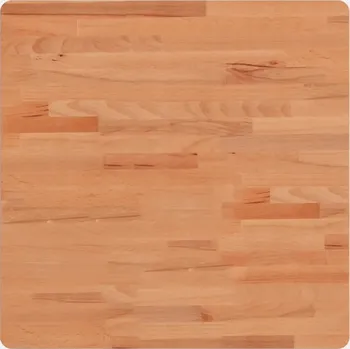 Konferenční stolek Čtvercová deska stolku z masivního bukového dřeva 60 x 60 x 1,5 cm