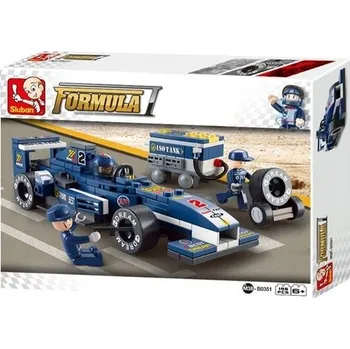 ostatní stavebnice STAVEBNICE Mini závodní auto PIT STOP k. LEG COB