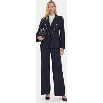 Pánské kalhoty Maryley Kalhoty z materiálu 25IB598/M17/35BL Tmavomodrá Regular Fit M