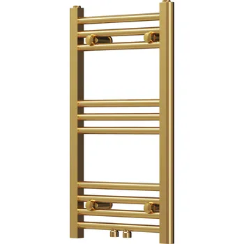 Radiátor Gamma Simple, topné těleso 400x700 mm, 234 W, zlatá matná, GMA-SIMP-7040-BGD