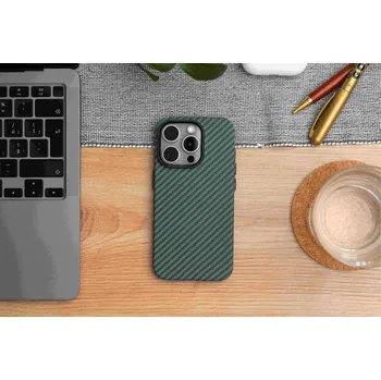 Pouzdro na mobilní telefon Swissten POUZDRO MAGSTICK SHELL PRO APPLE IPHONE 16 ZELENÉ