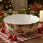Porcelánová miska EASY LIFE CHRISTMAS BERRIES 23 cm