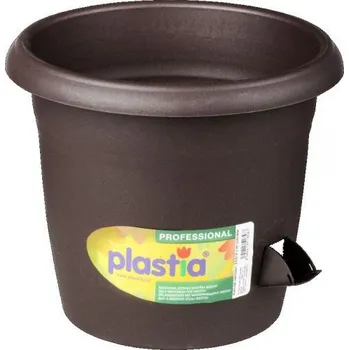 Plastia Samozavlažovací květináč Siesta ø 30 čokoláda