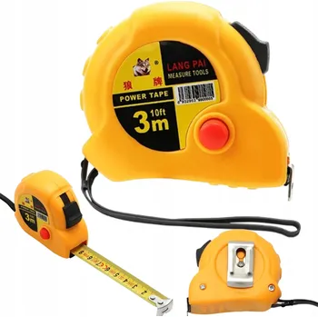 metr SVINOVACÍ METR S BLOKACÍ 3m - AUTOMATICKÝ ROZVINUTÍ