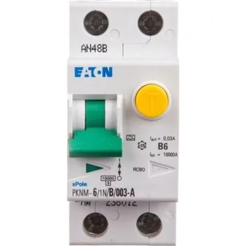 Proudový chránič Proudový chránič s jističem 2P 6A B 0,03A typ A