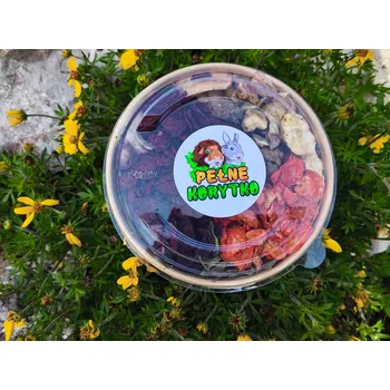 Krmivo pro hlodavce Plné koryto lunchbox bylinno-zeleninový 100 g králík morče hlodavci