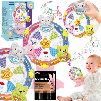 Hračka Vzdělávací rozvojová hračka na přísavku Kolotoč Zvířátka