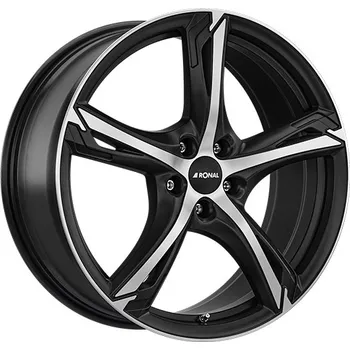 Disk RONAL Alu kola Ronal R62 7.5x18 5x120 ET52 Jetblack-Matt-Frontkopiert 65.1