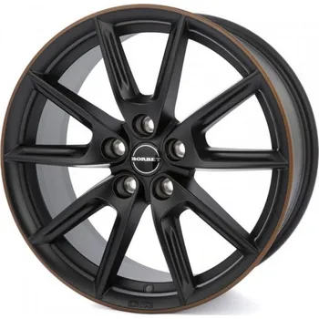Alu kolo BORBET Alu kola BORBET LX18 8x18 5x112 ET48 Black Matt Rim Copper 66.6