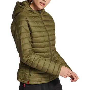 Bunda s kapucí Hummel hmlRED QUILTED HOOD JACKET WOMAN 215217-6086 Velikost XL