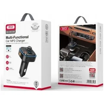 Příslušenství pro autorádio XO FM Transmiter BCC08 Bluetooth MP3 nabíječka do automobilová 3,1A černá