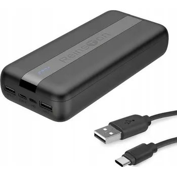 Powerbanka Powerbanka Reinston 20000 mAh černá