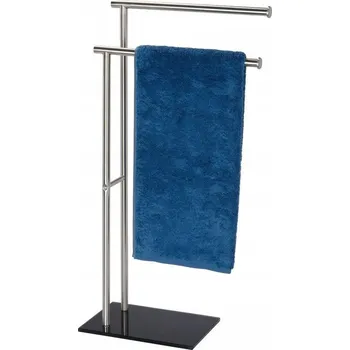 Držák na ručník Volně stojící tyč na oblečení Wenko šedá