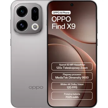 Mobilní telefon Smartphone Oppo Find X9 12 GB / 512 GB 5G šedý