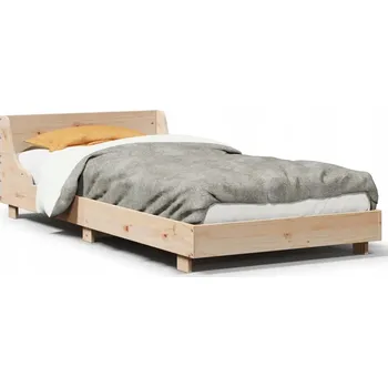 Postel Rám postele dřevěný 193,5x93,5 cm - borovice rustikální