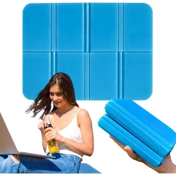 Karimatka SKLÁDACÍ PODLOŽKA NA SEDĚNÍ KARIMATKA TURISTICKÁ BIWAKOVACÍ KEMPINGOVÁ PLÁŽOVÁ