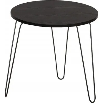 Konferenční stolek Čtvercový stolek Tempo-Kondela 48 x 48 x 48 cm, černý