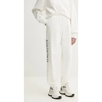 Bavlněné tepláky Pinko 104790.A2CV bílá 00X, vel. XS