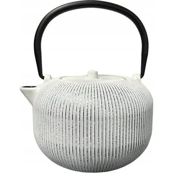 Konvice na čaj Litina konvice smaltovaná MPLCo 1 l bílá