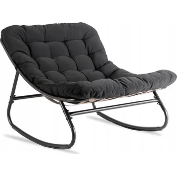 Křeslo Houpací křeslo Mebel Elite černé