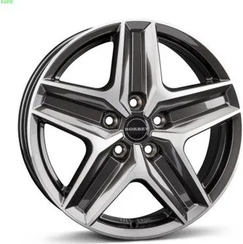 Disk BORBET Alu kola BORBET CWZ 7.5x18 5x118 ET53 Mistral Anthracite Glossy Polished 71.1
